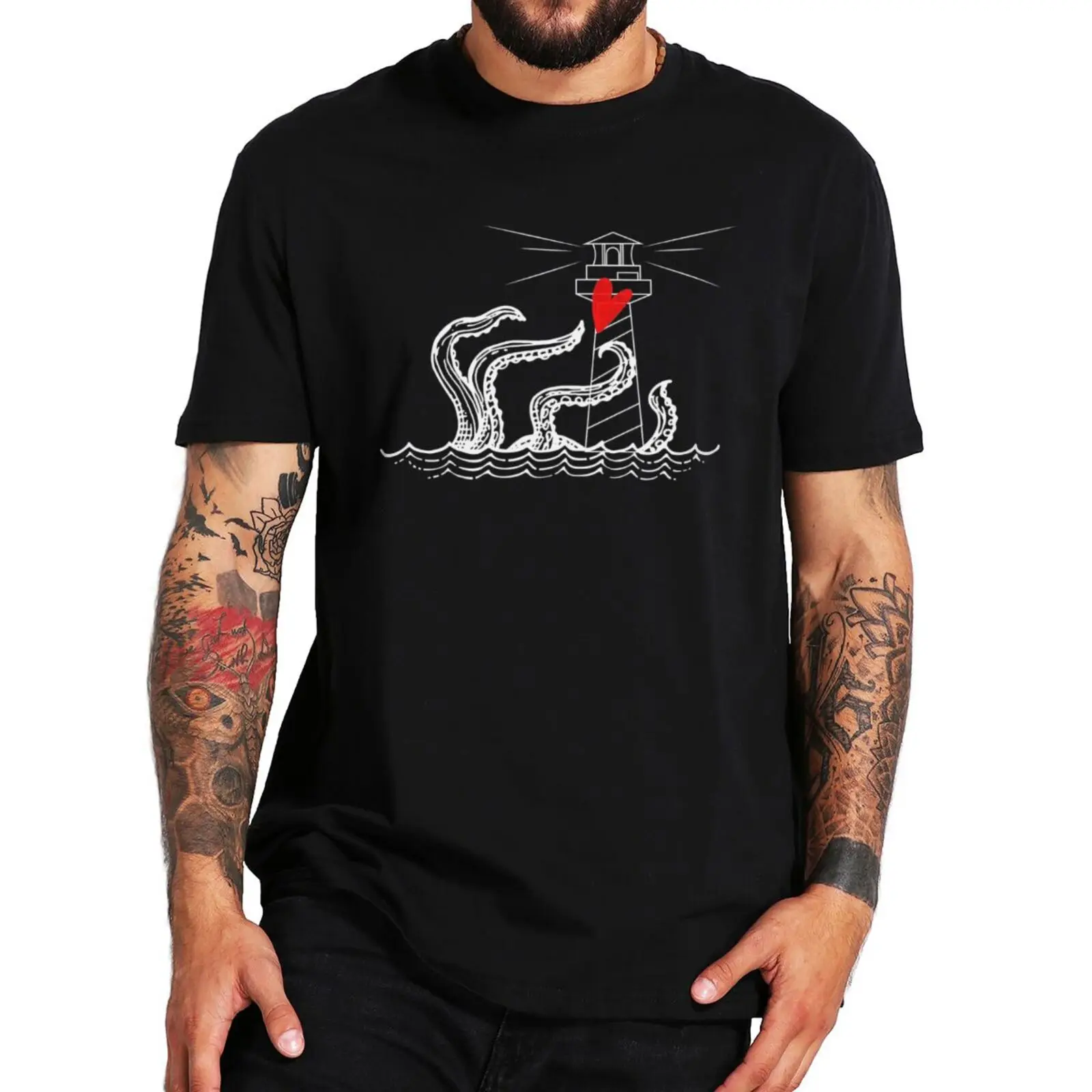 

Our Flag Means Death Lighthouse T Shirt OFMD TV Series Fans Gay Pirates T-Shirt For Men Women 100% Cotton Oversize TshirtsF