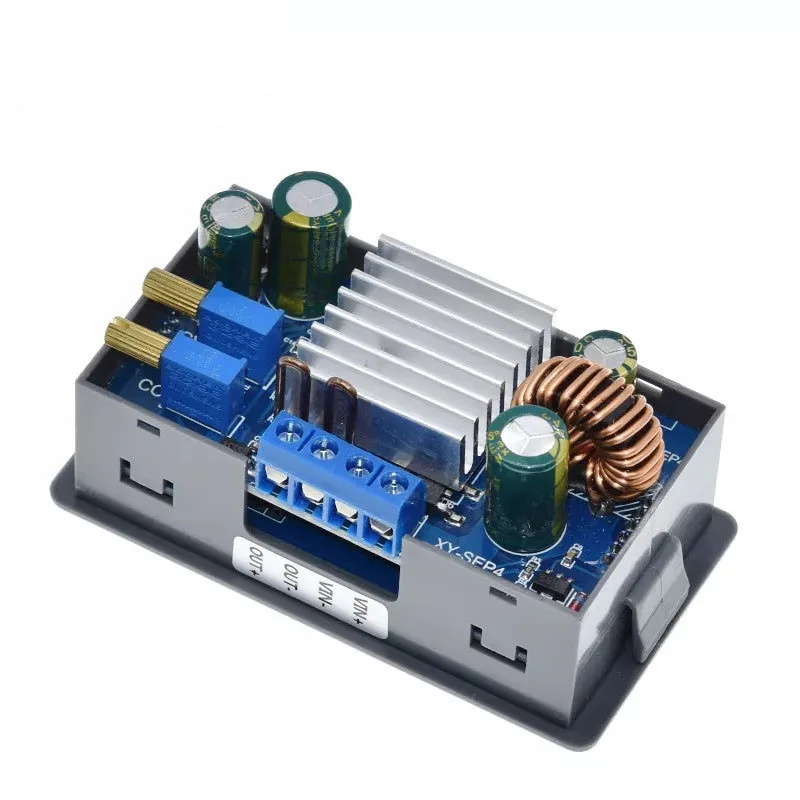 1/2/5/10/20Pcs Adjustable Automatic Buck-Boost Power Supply Module CV And CC LCD With Shell Solar Charging Step-Down SEP4