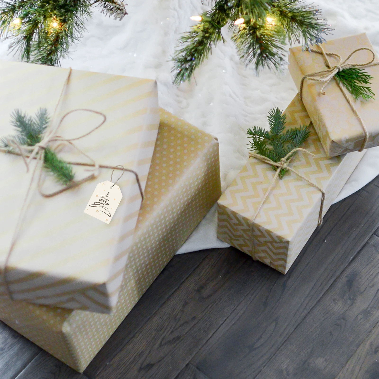 

Gilding Christmas Tags Merry Christmas Hanging Tags Gift Labels Gift Hanging Tags