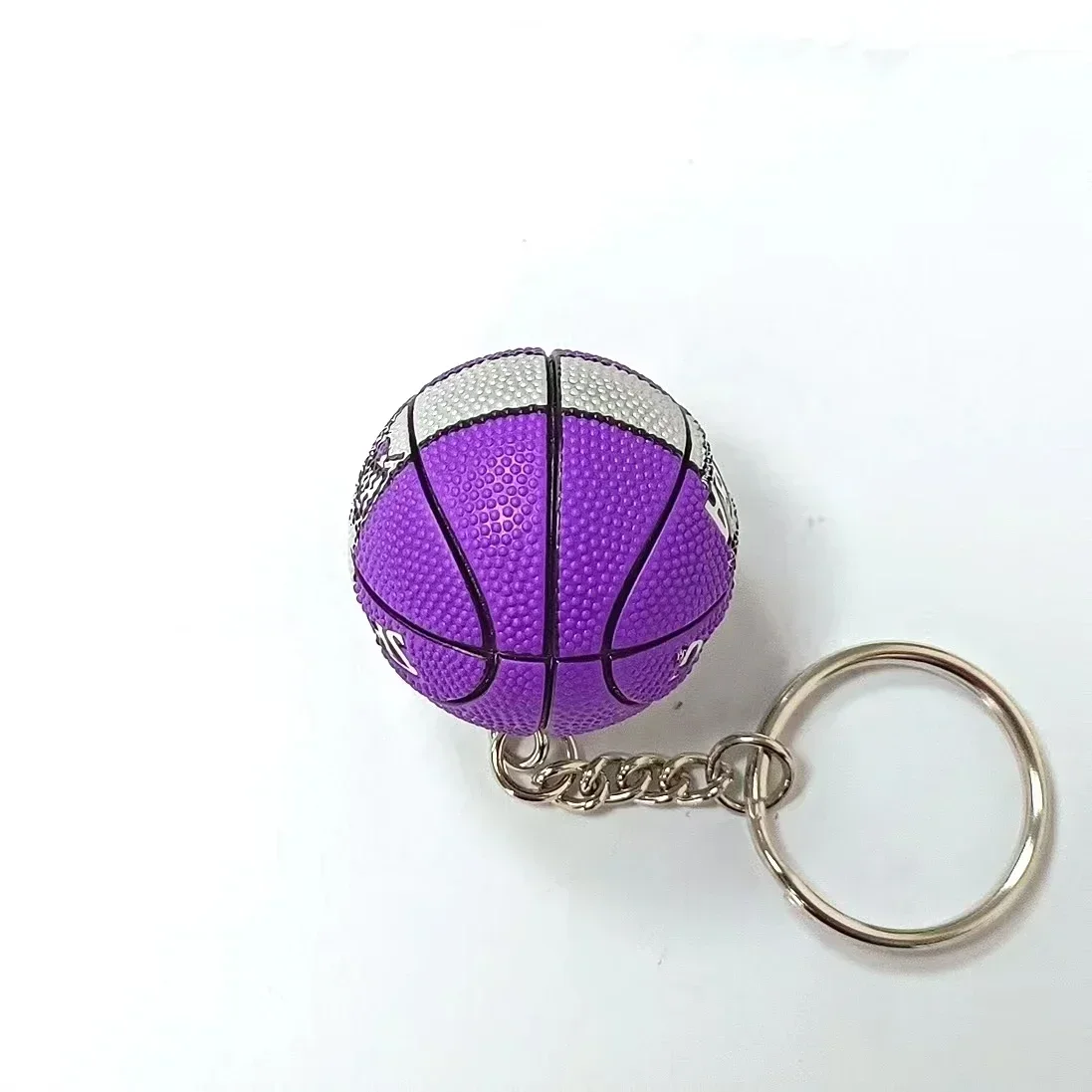 3D Basketball Model Keychain Sports Fans Championship Trophy Souvenir Pendant Automobile Decoration Collection Men Gifts Keyring