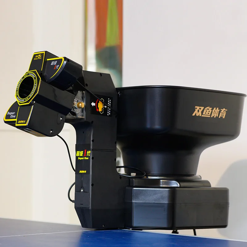 آلة تنس الطاولة الأوتوماتيكية ذات السمكة المزدوجة آلة كرة فائقة I آلة تنس الطاولة المنزلية آلة تقديم تنس الطاولة #3