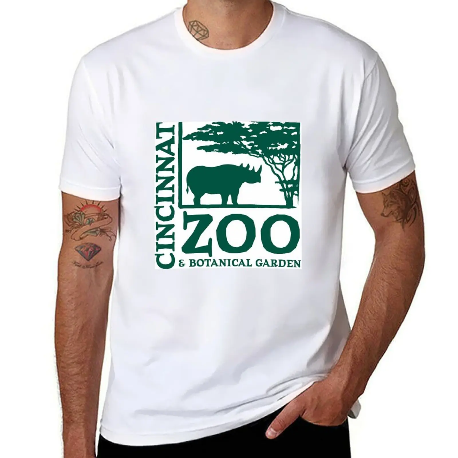 

City Zoo Sticker T-Shirt t shirts for man slim fit man t shirt luxury T-Shirt