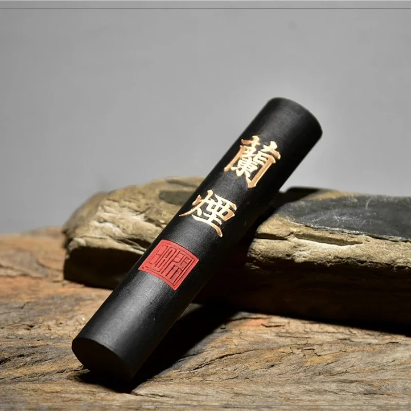 Solid Oil Soot Ink Stick Chinese Calligraphy Brush Writing Ink Stick Painting Calligraphy Creation Ink Block Study Room Supplies