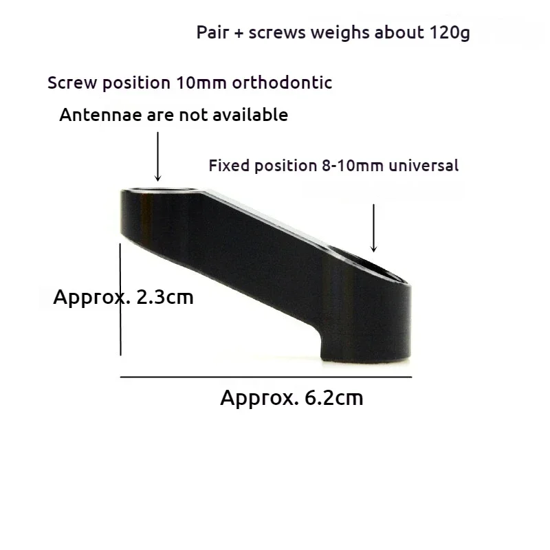 Motorcycle Rearview Mirrors Extension Riser Extend Adapter Mirror Extender Adapters Riser Supplies For Honda NT1100 NT 100 DTC