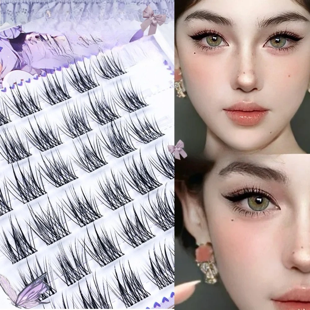 

36 Clusters Oxygen Sweetheart False Eyelashes Self-adhesive Natural Long Thick Fake Eyelash Beautiful Cool Girl Eye Makeup