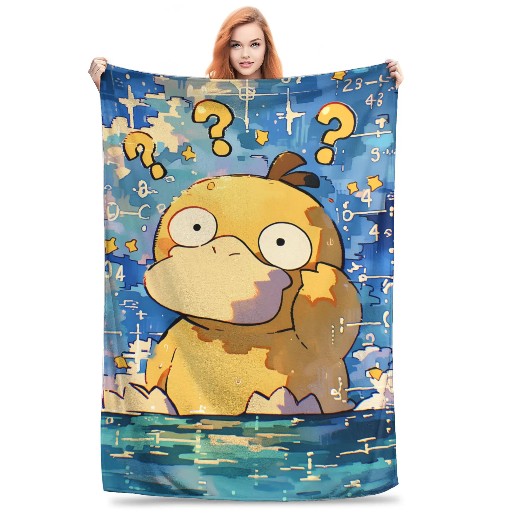1PC Pokemons Blanket Throw Blanket  Novelty Warm Blanket All Season Home Gift