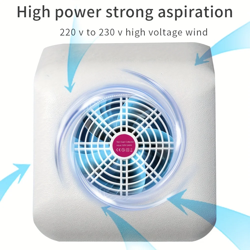 LINMANDA Fan For Manicure Nail Dust Vacuum Cleaner Collector Gel Nails Reducer Professional Aspirator Absorber Sucker Aspirator