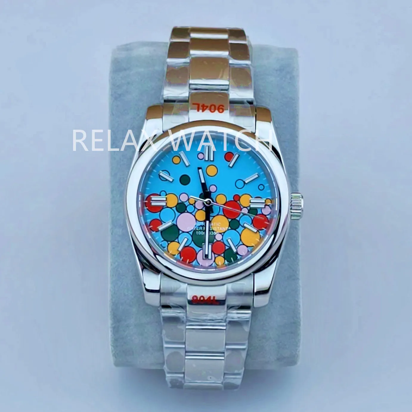 36mm 39mm Sapphire Glass Multi-Color Balloon Dial Japan Nh35 Automatic Movement