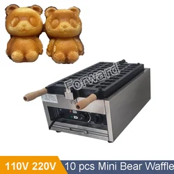 4 Shapes Sea lions Seals Penguins Polar Bears Waffle Bread Baker Machine Mini Teddy Bear Mould Waffle Maker