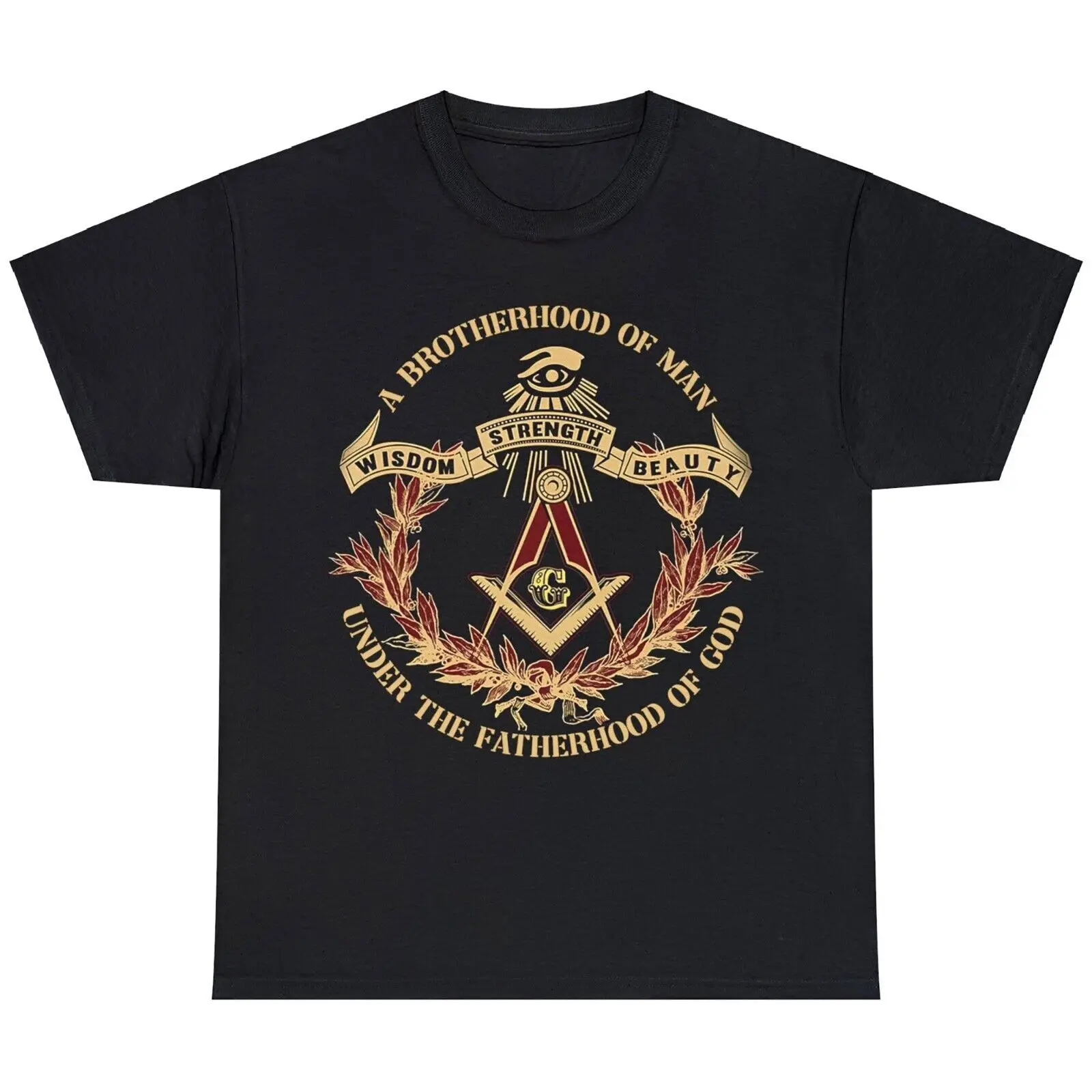 a Brotherhood of Man Masonic Freemasonary Unisex T-Shirt S-5xl