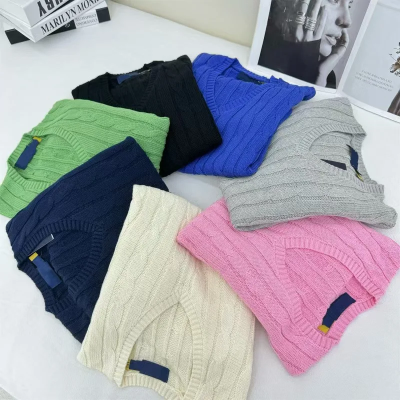 

Loose Oversized Sweaters Male Female Unisex V-Neck Long Sleeve Designer Autumn Winter Fashion Cotton Knitting Casual Pullovers