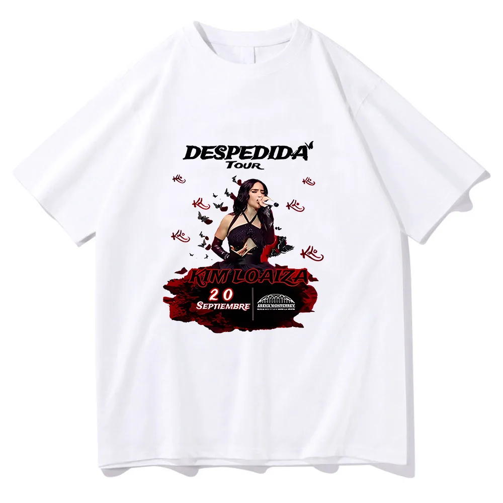 Kim Loaiza T-shirt Graphic Printing Harajuku Cotton Tee-shirt Short Sleeve O-neck Hip Hop Tshirt Ropa Mujer High Quality Clothes