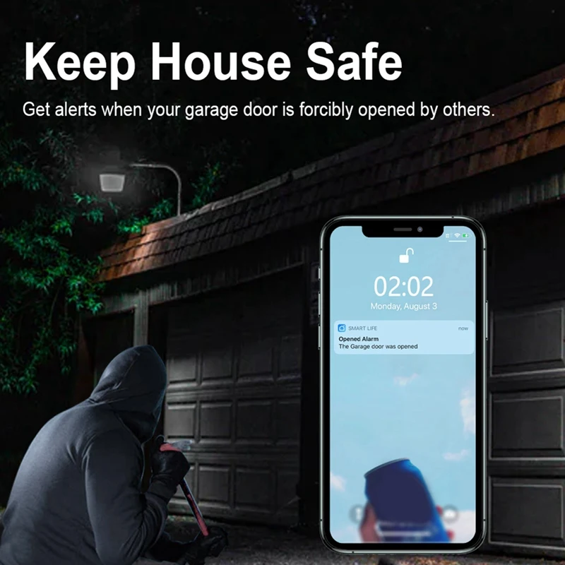 Wifi Switch Smart Garage Door Opener Controller Work For Alexa Echo Google Home Smart Life/Tuya APP Control