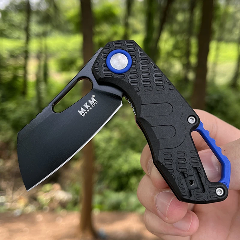 MKM pocket Knife Bohler N690 Steel Blade Black FRN Handle Folding Knife Outdoor Hiking self defense tactical knife EDC Knife