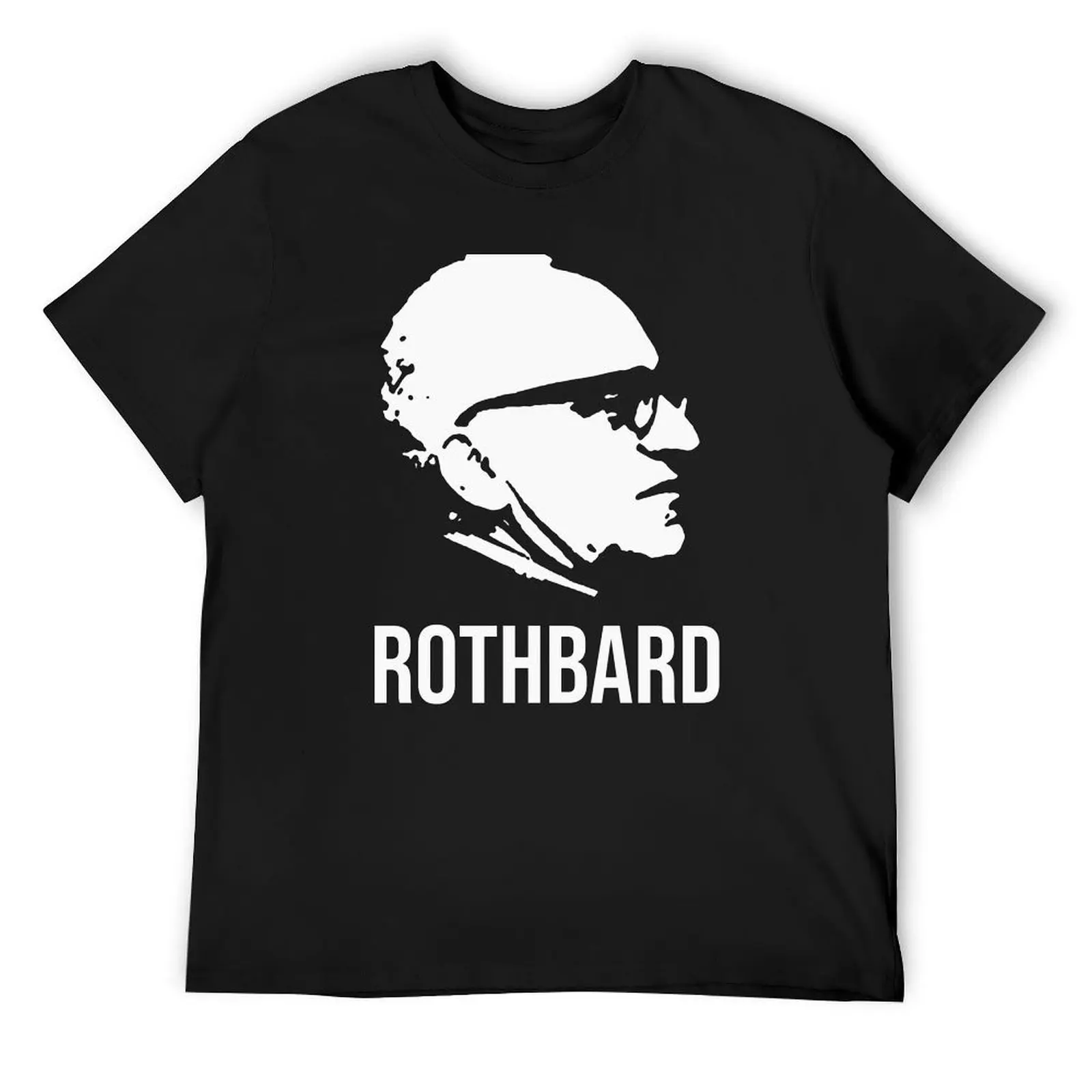 

Футболка Rothbard, черная одежда на день Святого Валентина, роскошная мужская футболка на заказ, мужские рубашки с графикой
