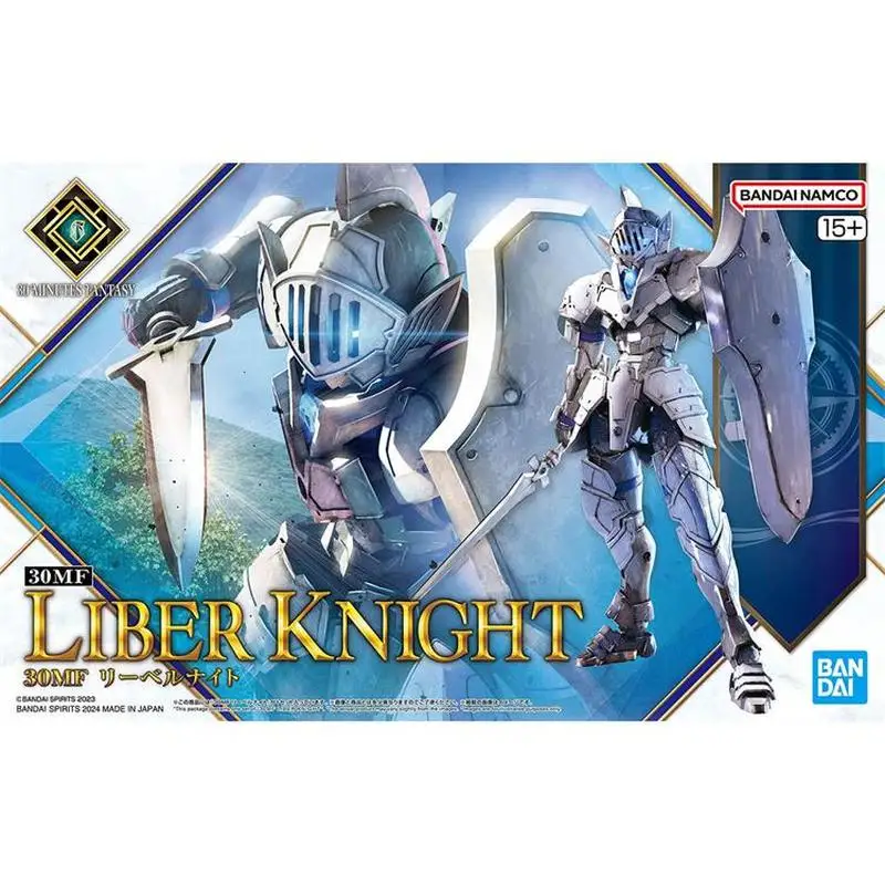 

Bandai 30-минутная фантазийная серия Liber Knight в сборе, комплект моделей «сделай сам», коллекция украшений для экшн-фигурок, игрушка для мальчиков, подарок на день рождения