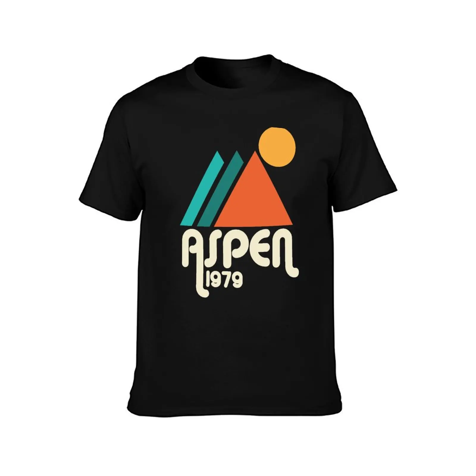 ASPEN 1979 تي شيرت رجل تي شيرت للرجال عادية تي شيرت القطن 100% تي شيرت للرجل الجرافيك تي شيرتات عجيبة #2