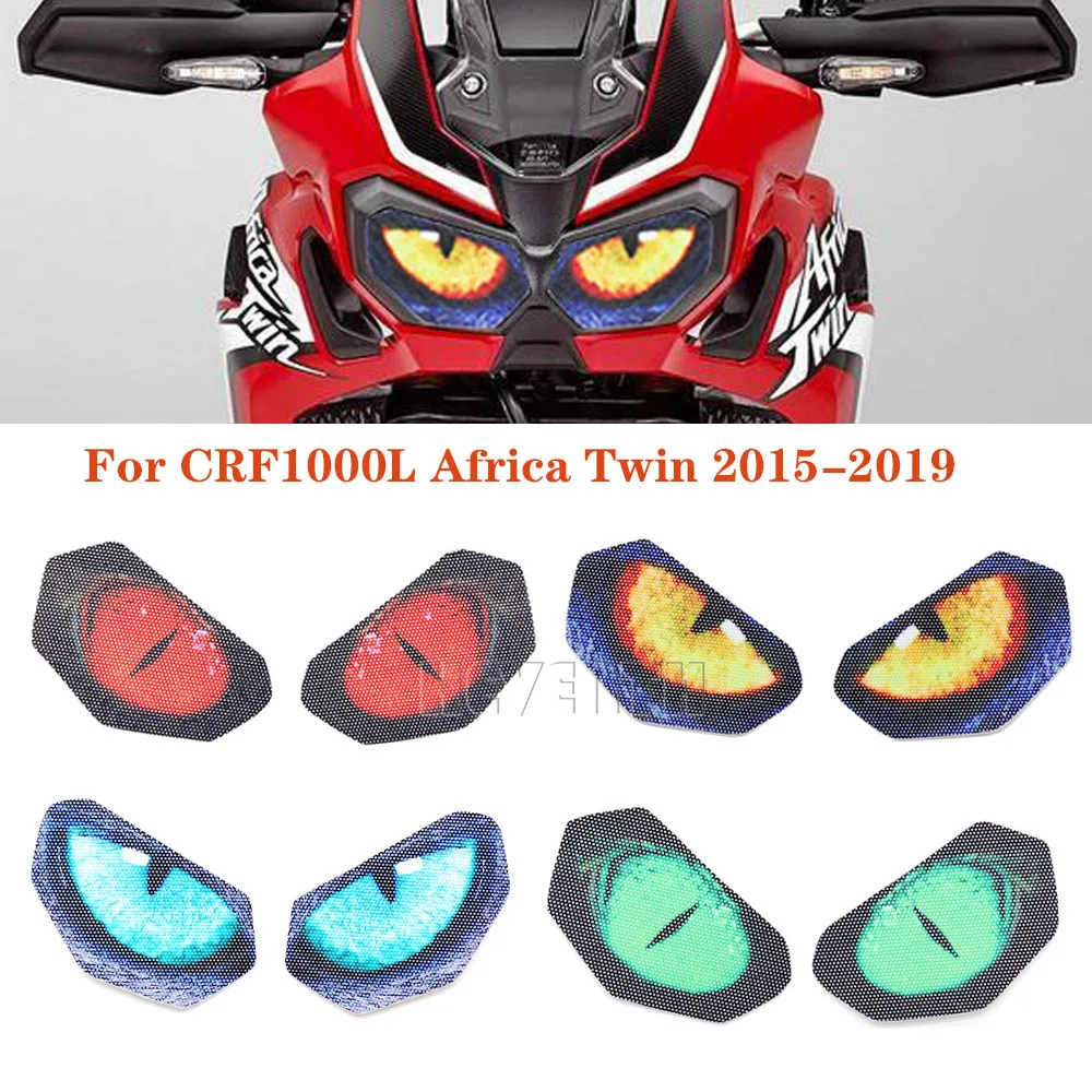 

Motorcycle Headlight Sticker For Honda Africa Twin CRF1000L 2019 CRF 1000L 2015-2018 Decals Front Head Light Stickers 3D Guard