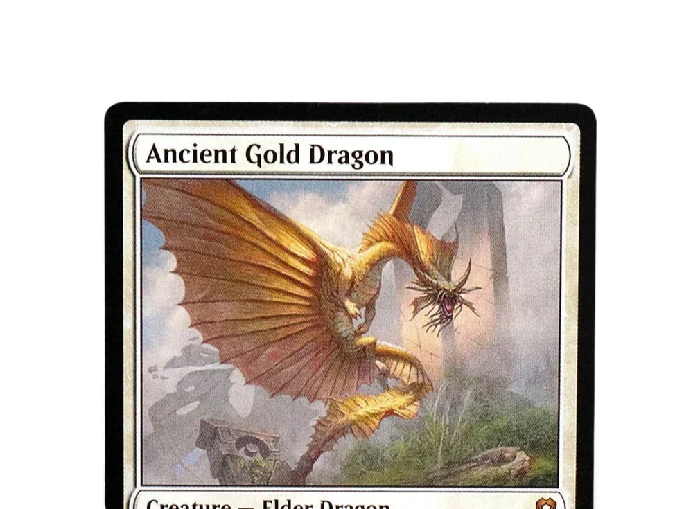 (التنين الذهبي القديم) هولو / احباط TCG بطاقات الوكيل السحرية جودة الوكيل جمع مجلس اللعب لعبة بطاقات التداول الوكيل #4