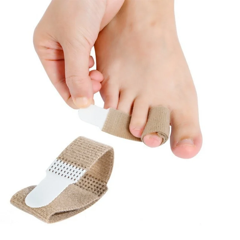 Redresseur d'orteils, correcteur d'orteils en marteau et pour orteils superposés, attelle d'orteil réglable, bande de fixation, soulagement du pied, orthèse de correction