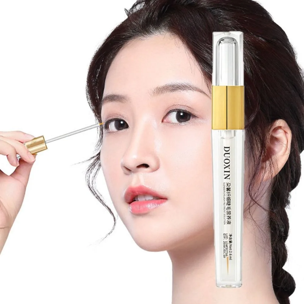 Natürliches, dickeres, schnelles Wimpernwachstumsserum, länger mit weichem Bürsten-Wimpernverstärker, lockiger Wimpern-Mascara für Frauen