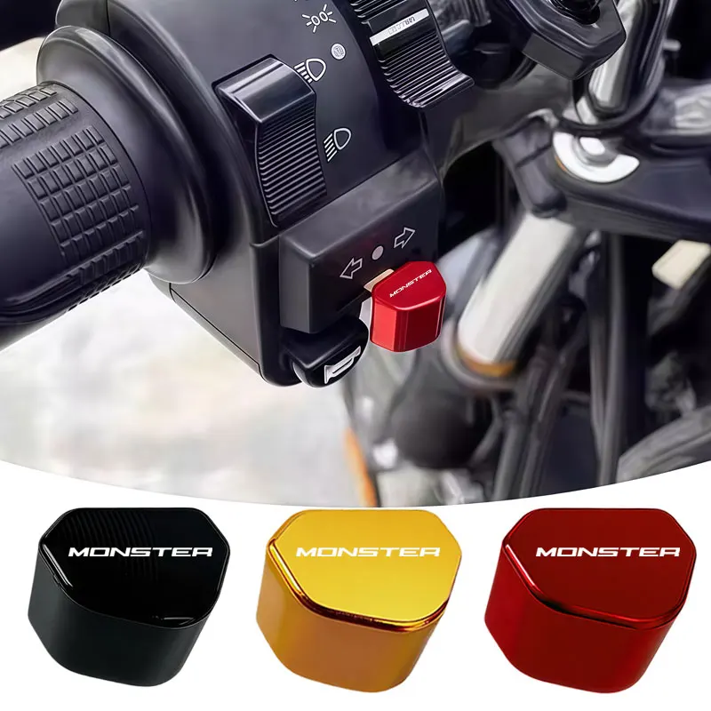 

Для Ducati Monster 750 795 797 S2R 800 821, аксессуары для мотоциклов, кнопка переключения с ЧПУ, переключатель указателя поворота, колпачок для ключей