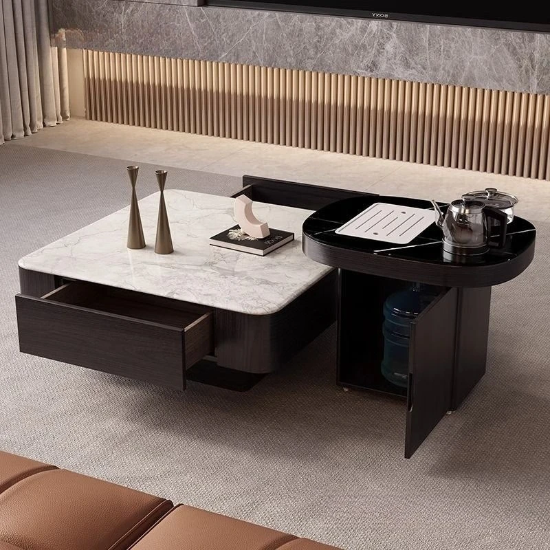 

Minimalist coffee table, living room, household movable coffee table office, multi-functional small tea cart