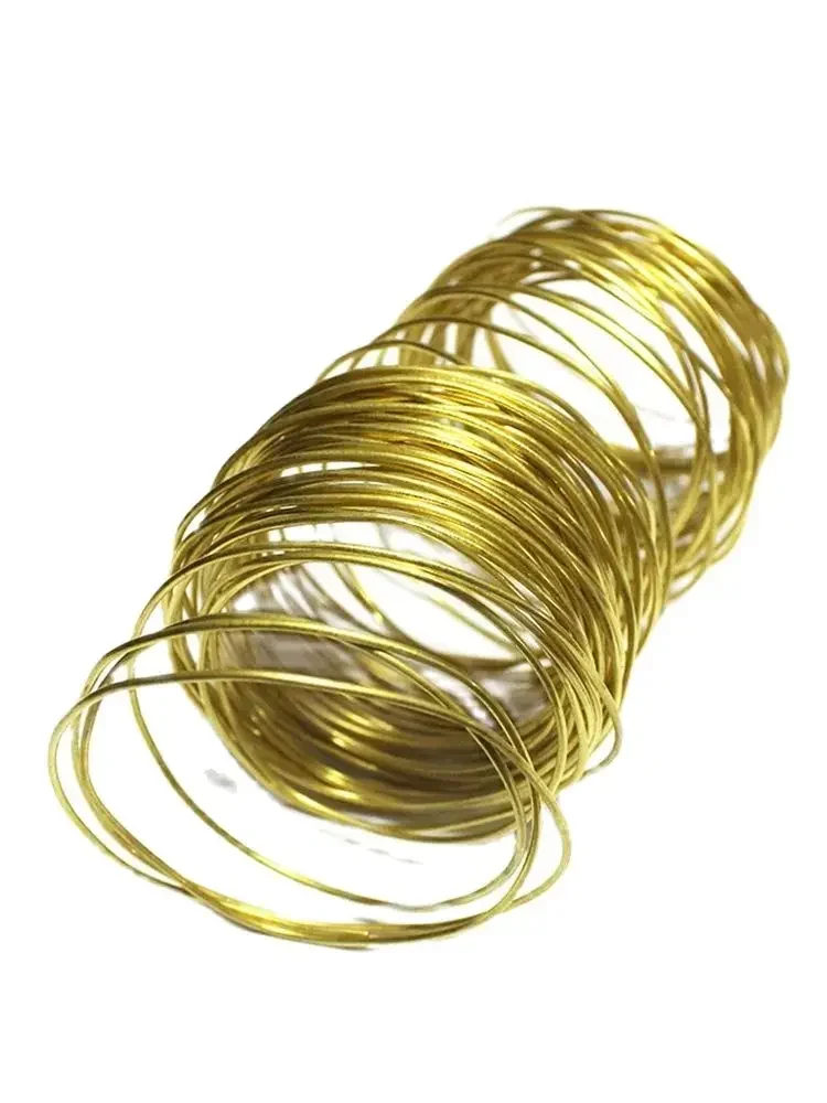 Zachte, volledig gegloeide messing ronde draad (plant) voor sieraden/craf 0,3 0,4 0,5 0,6 0,7 0,8 0,9 1 1,2 1,3 1,4 1,5 1,6 1,8 2 3 4 5 6 mm - afbeelding 2