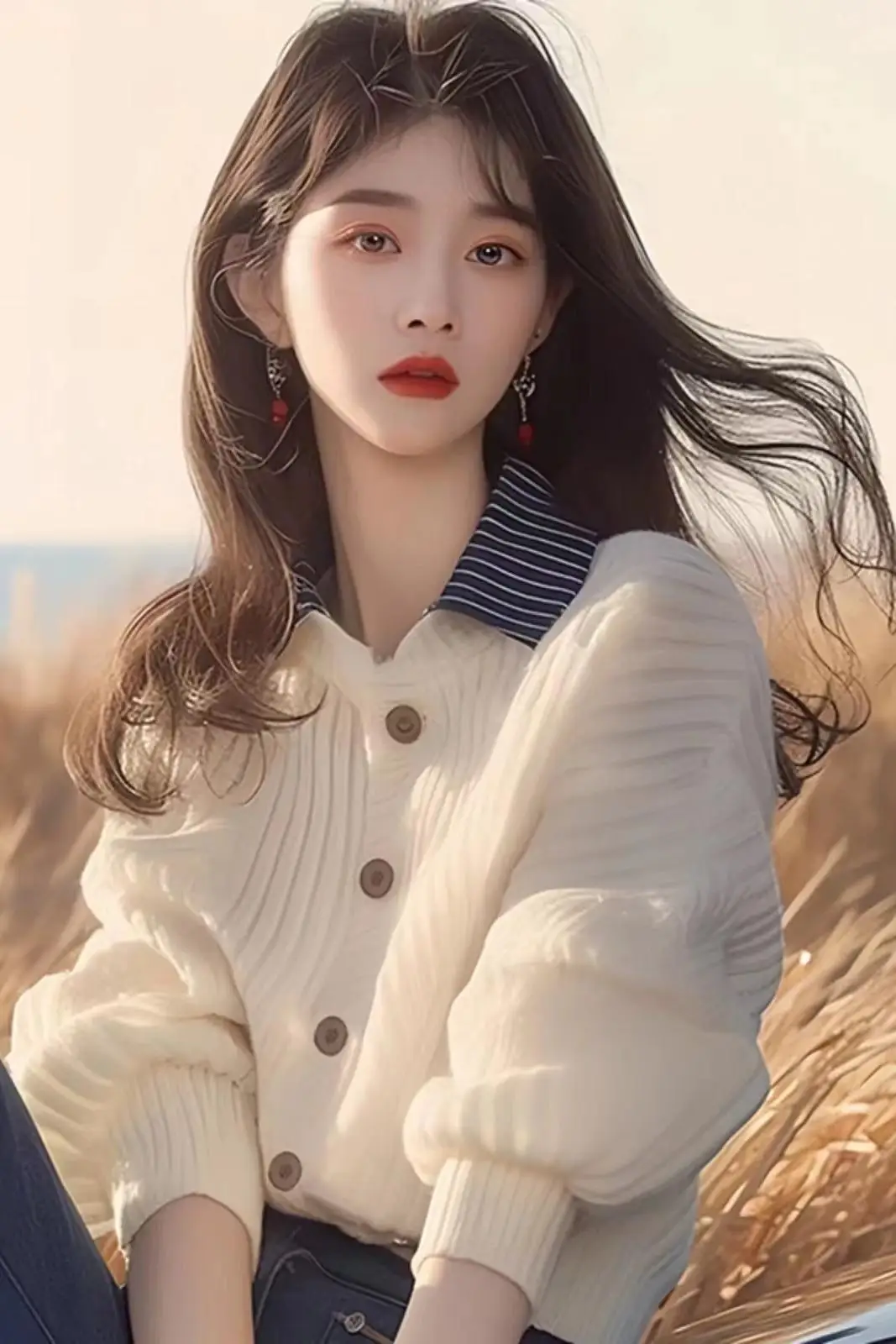 Cardigan tricoté deux pièces à col doux et collant pour femme, pull à manches chauve-souris, Style paresseux, de haute qualité, tendance 2025