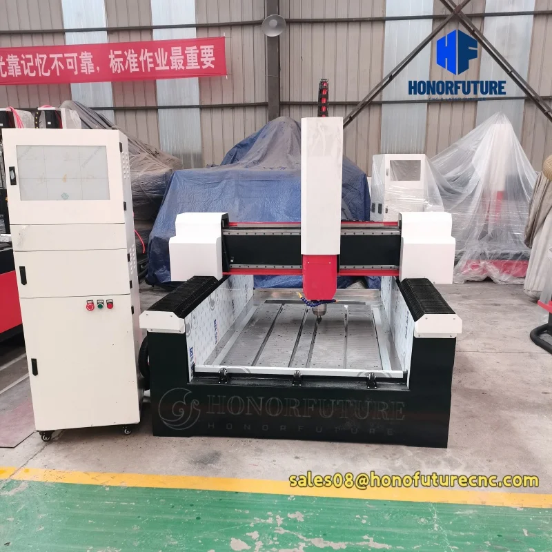 

Medium Size 3D Low Countertop CNC Router Wood Metal Stone Carving Engraving Machine 900*1500mm 1325 for Stone Furniture Making