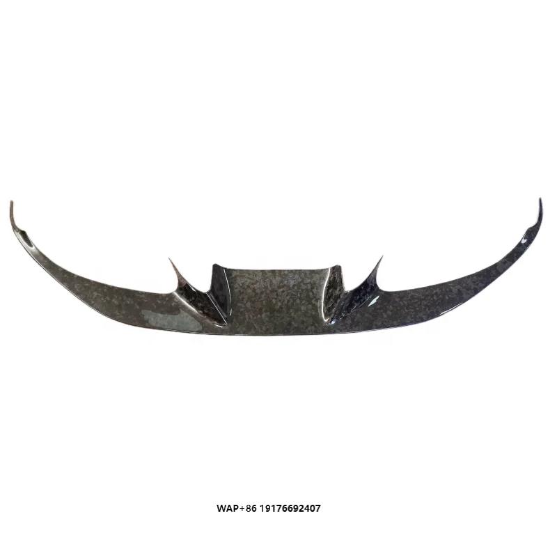 Trade Guaranteed M Style Forged Dry Carbon Fiber Front Bumper Lip Front Lip Front Bumper Center Cover for  F8