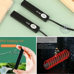 1Pc 5/10W Mini Aquarium Heater USB Charging For Small Fish Tank Heater Energy Saving Over Temperature Protection Accessories