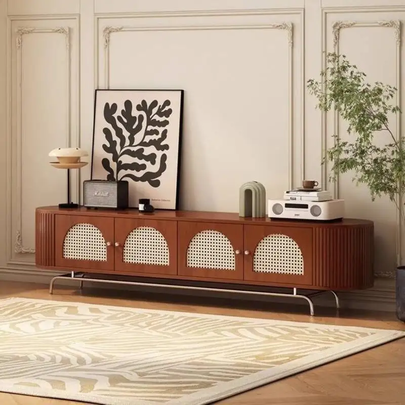Wood Decoration Tv Cabinet Brown Design European Bedroom Living Room Tv Cabinet Luxury Corner Nordic Meuble Salon Furniture
