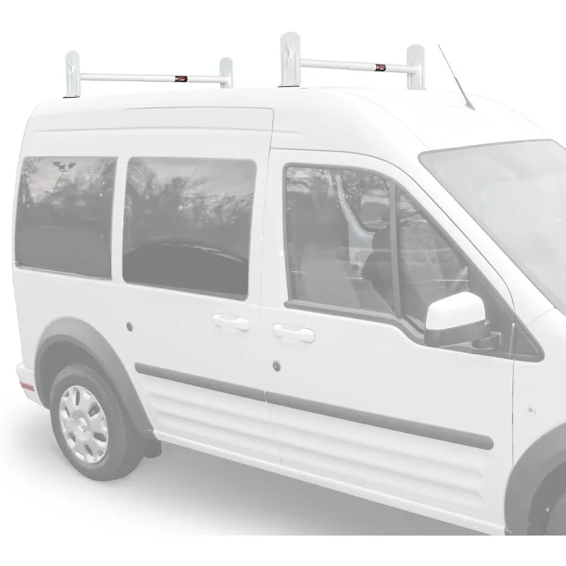 

AA-Racks Model DX36 Steel 2 Bar Utility Drilling Van Roof Ladder Rack System - Matte White