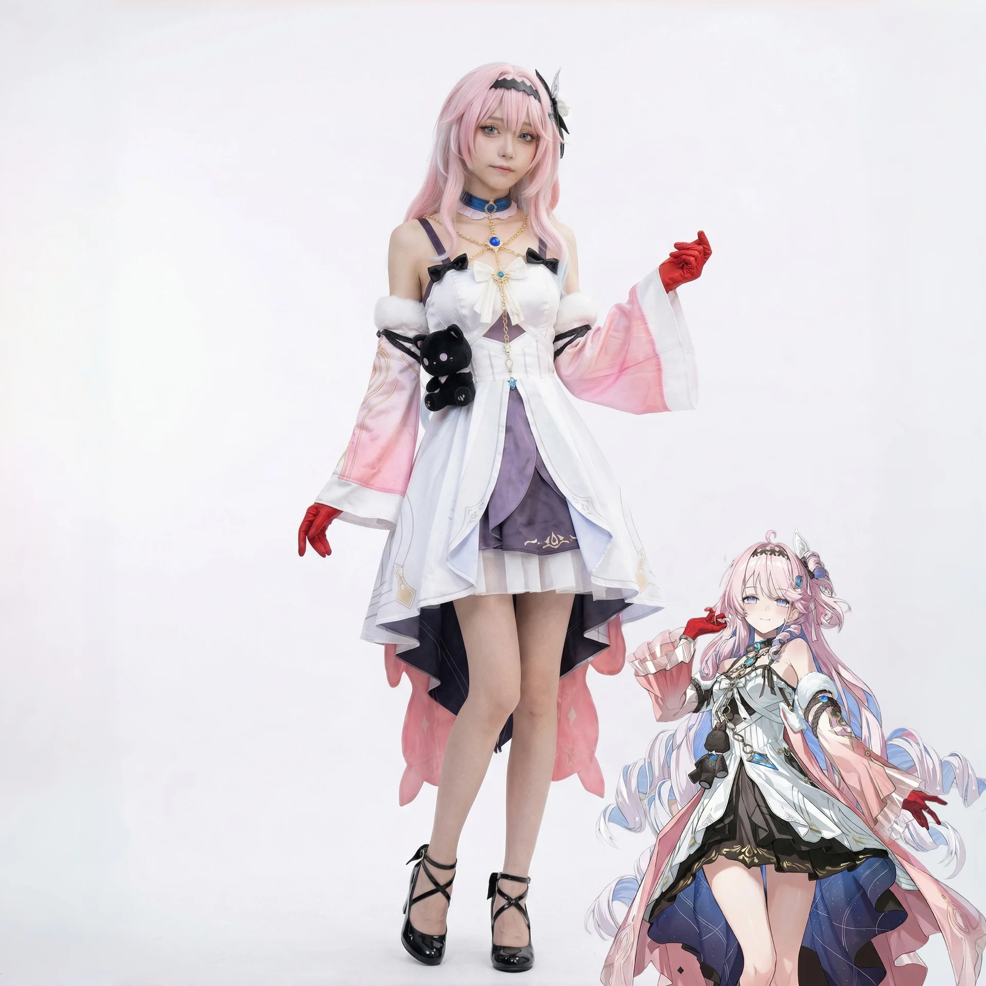 

Wuthering Waves Denia Same Style Cosplay Set Daily Wear Adult Women Anime Game Stage Performance Halloween Carnival Party Outfit