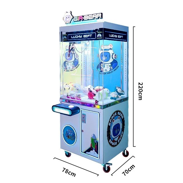 CHKJ 2025 NEW Coin Operated Arcade Machine Game Room Toy Claw Crane Machine Plush Toy Catcher Prize Vending Machine