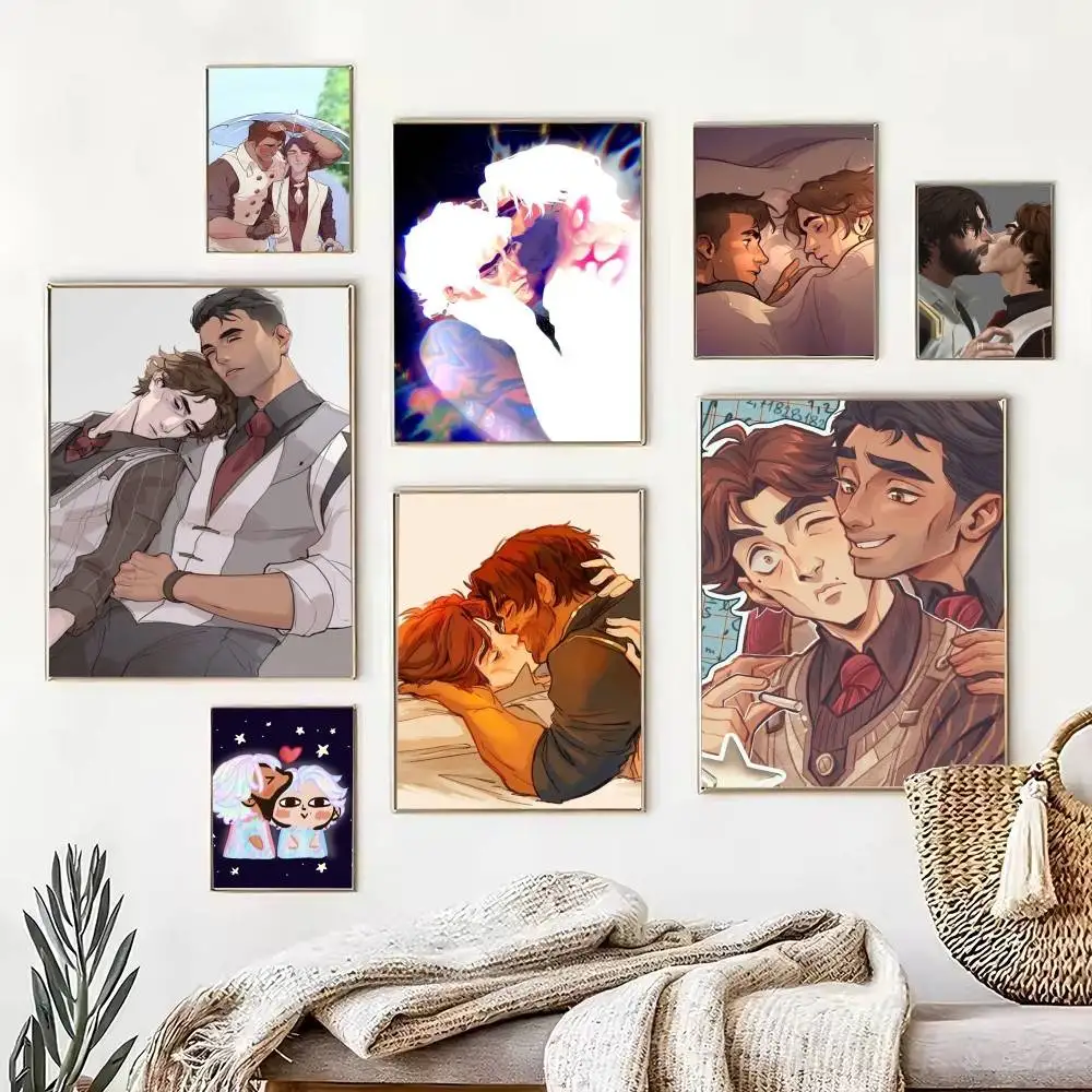 J-Jayvik  Poster High Quality Dorm Living Room Aesthetic Wall Decoration Painting Stickers Gift