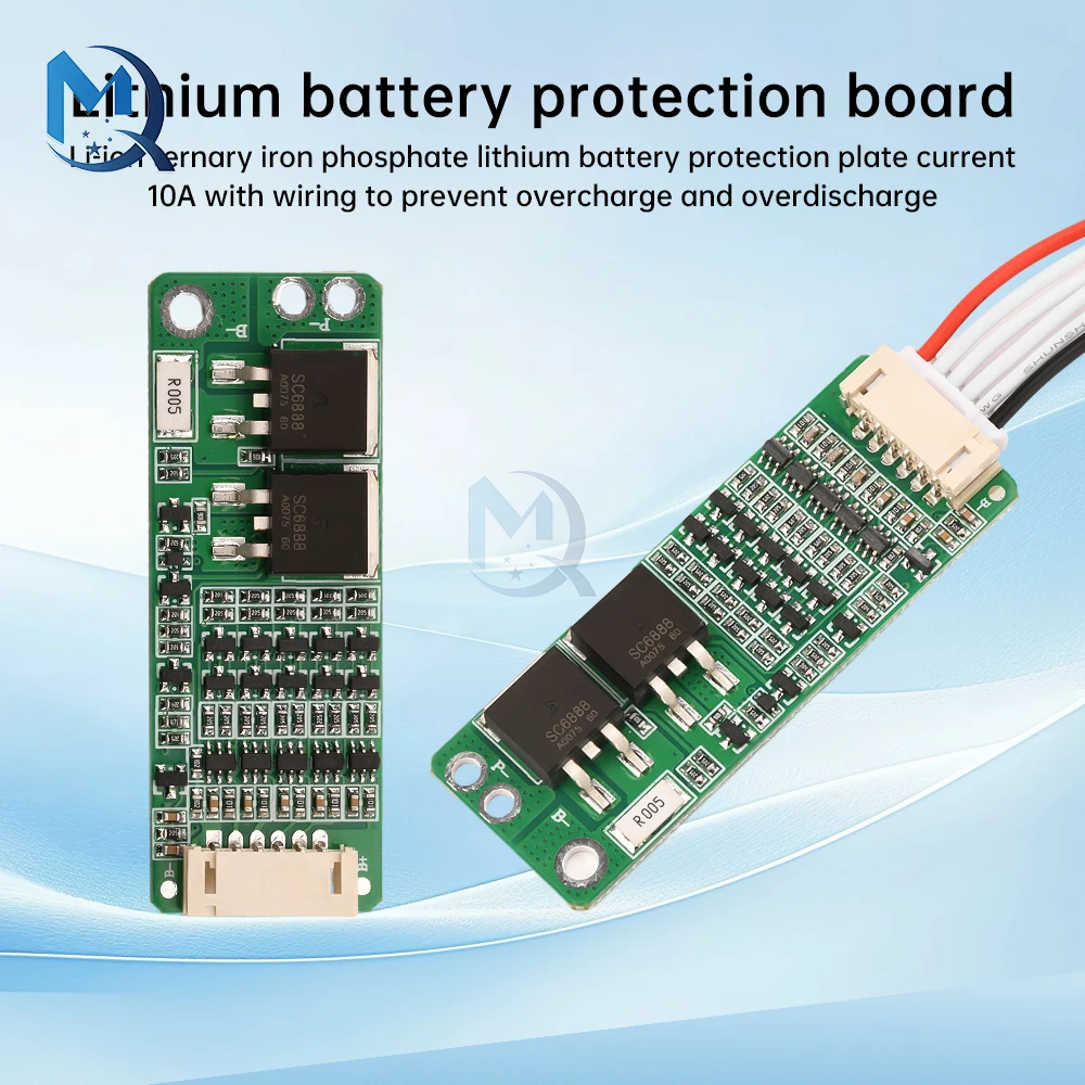 5S 18.5V/16V Lithium Iron Phosphate Battery Protection Board 10A with wiring Anti-overcharge and overdischarge