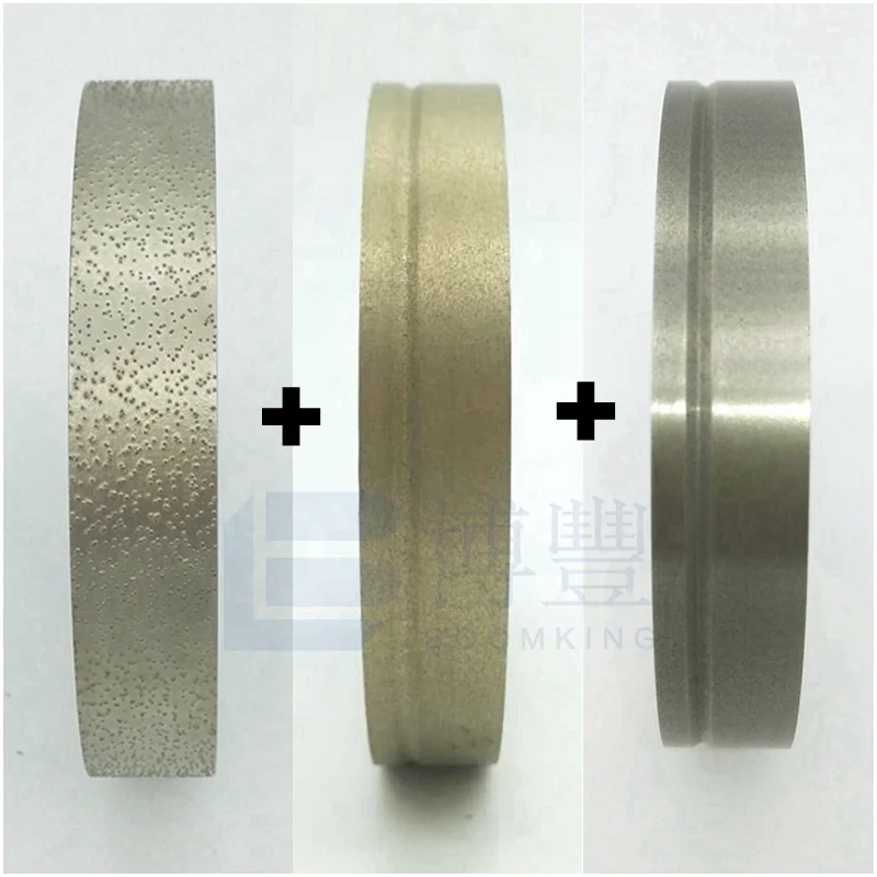 BRIOT Auto Lens Edger Diamond Wheels, Briot Wheels Suitable for A-310SIL, A-355CX, A-360CX, A-380Pro