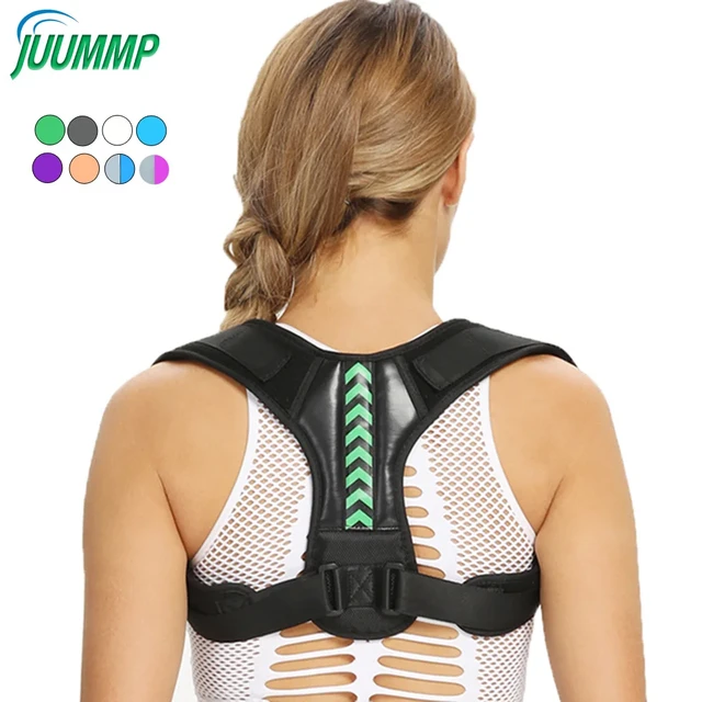 Posture Corrector Upper Back Brace For Women Men Neck Shoulder Back Support Brace Pain Relief Belt Braces Spine Straightener AliExpress