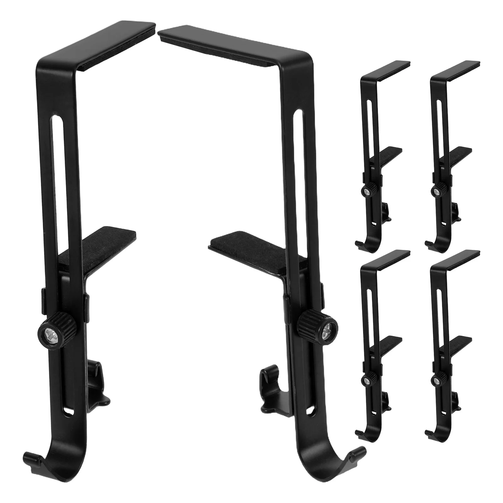 

6Pcs Christmas Stocking Hooks Adjustable Fireplace Mantel Hangers No-Drill Metal Wall Hooks Front Door Garland Hanger Holiday