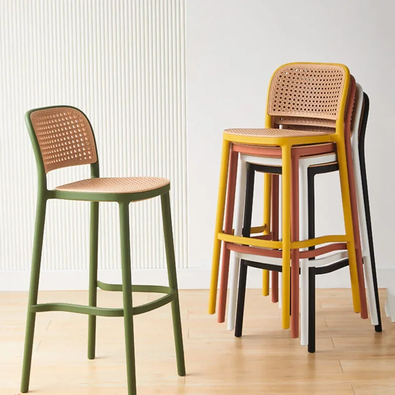 Balcony Wishbone Bar Stools Kitchen Luxury Luxury Outdoor Designer Barstools Bedroom Hairdressing Banqueta Trendy Furniture