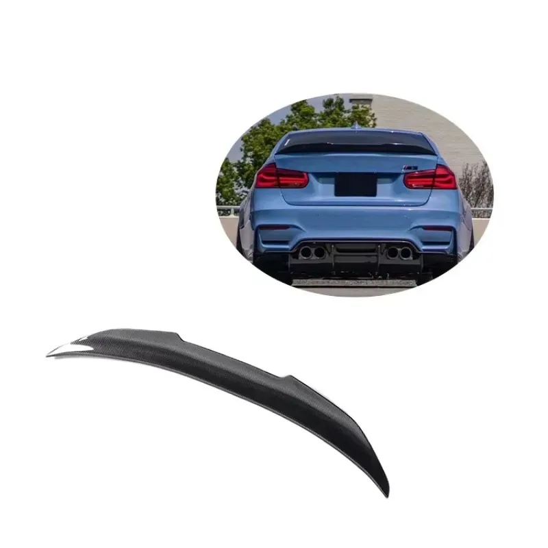 

PSM Style Ducktail Trunk Spoiler Carbon Fiber Car Rear Spoiler Wing for F30 2013-2017 Boot Spoiler