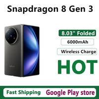 Original Vivo X Fold 5 Mobile Phone Snapdragon 8 Gen 5 Wireless Charge 8.03\