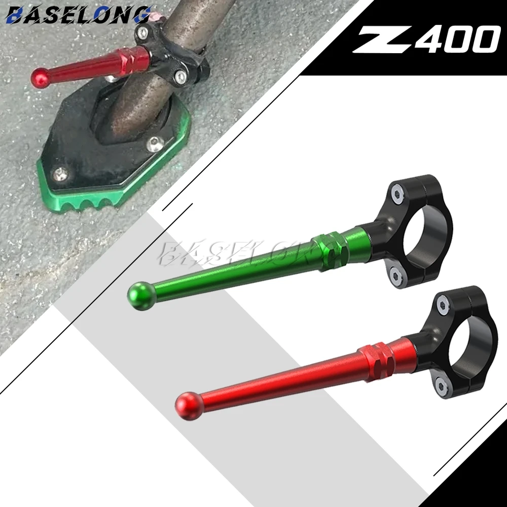 

For Kawasaki Z500 Ninja 500 Z 500 Ninja500SE ABS 2024 2025 2026 Motorcycle Anti-kicking Extension Rod for Refitting Temple Stand