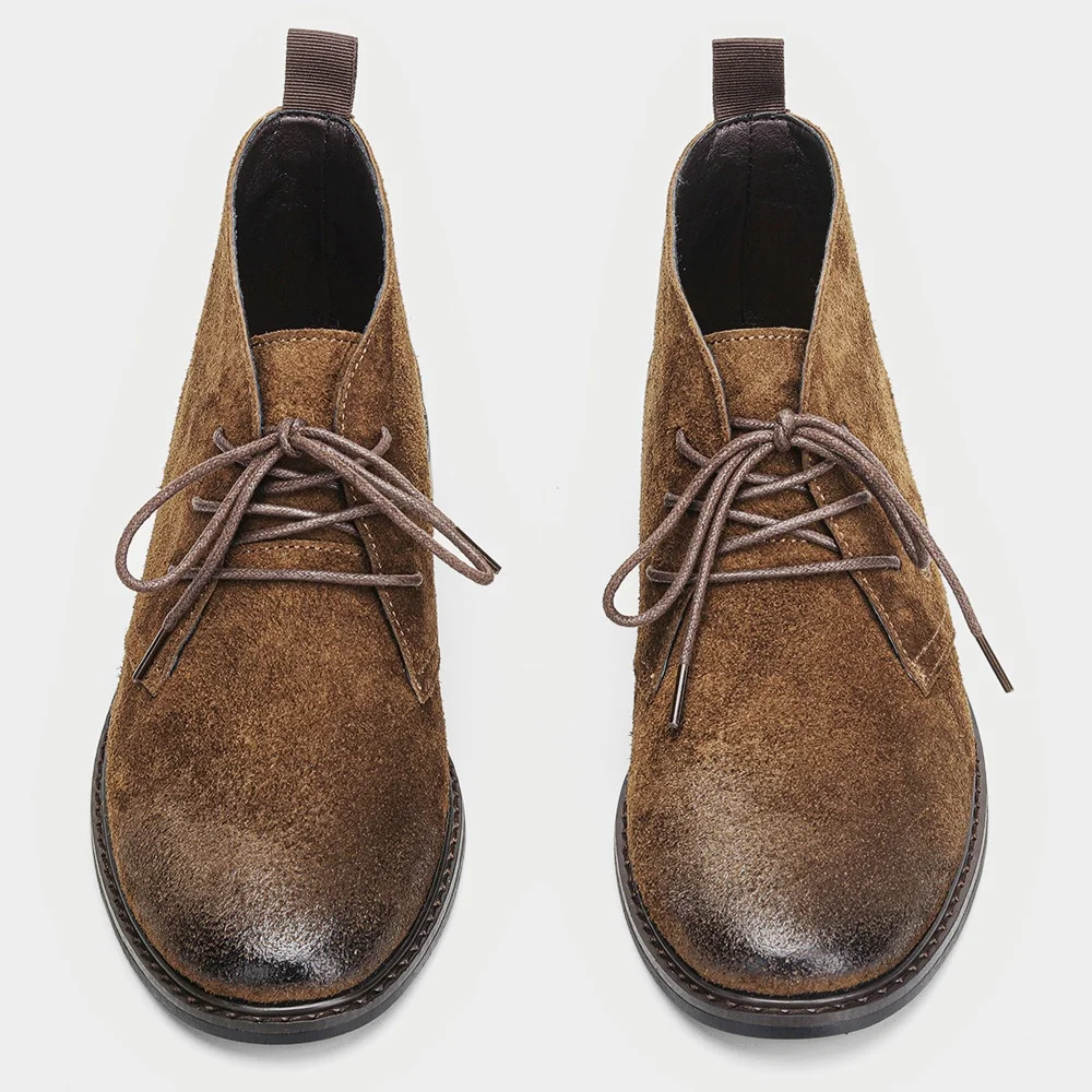 Leather Boots Retro Comfortable Brand Retro Fashion 2026 Ankle Boots view 2