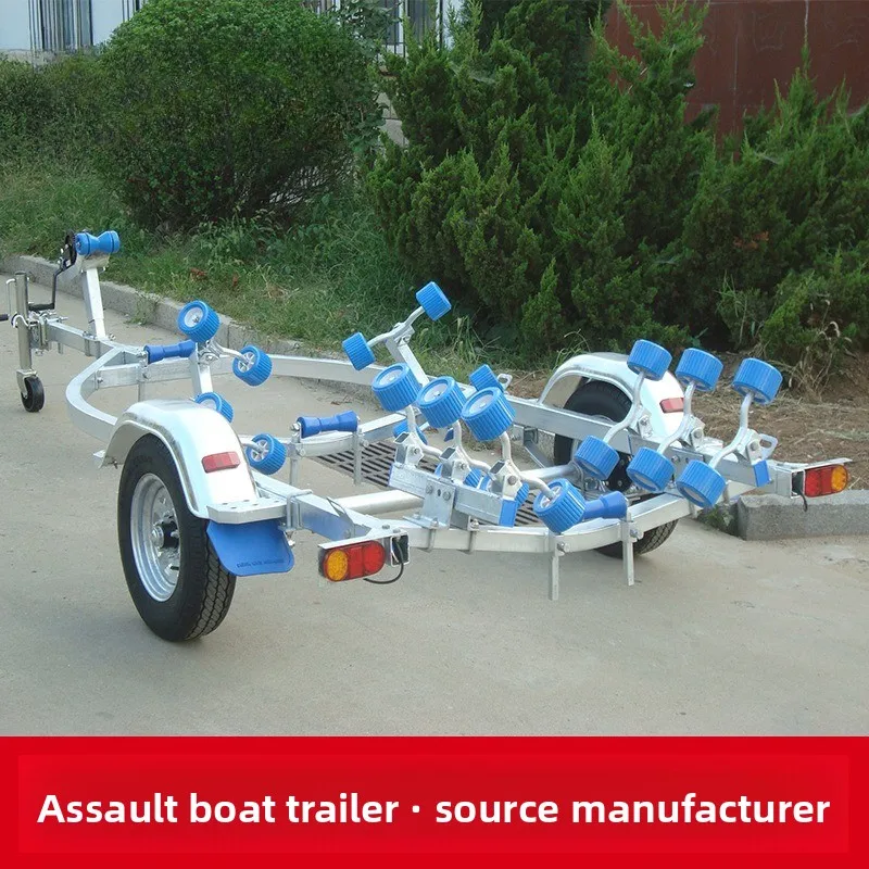 مقطورة قارب الاعتداء FRP قارب الاعتداء، قوس بقعة المطاط قارب مقطورة الرف #2