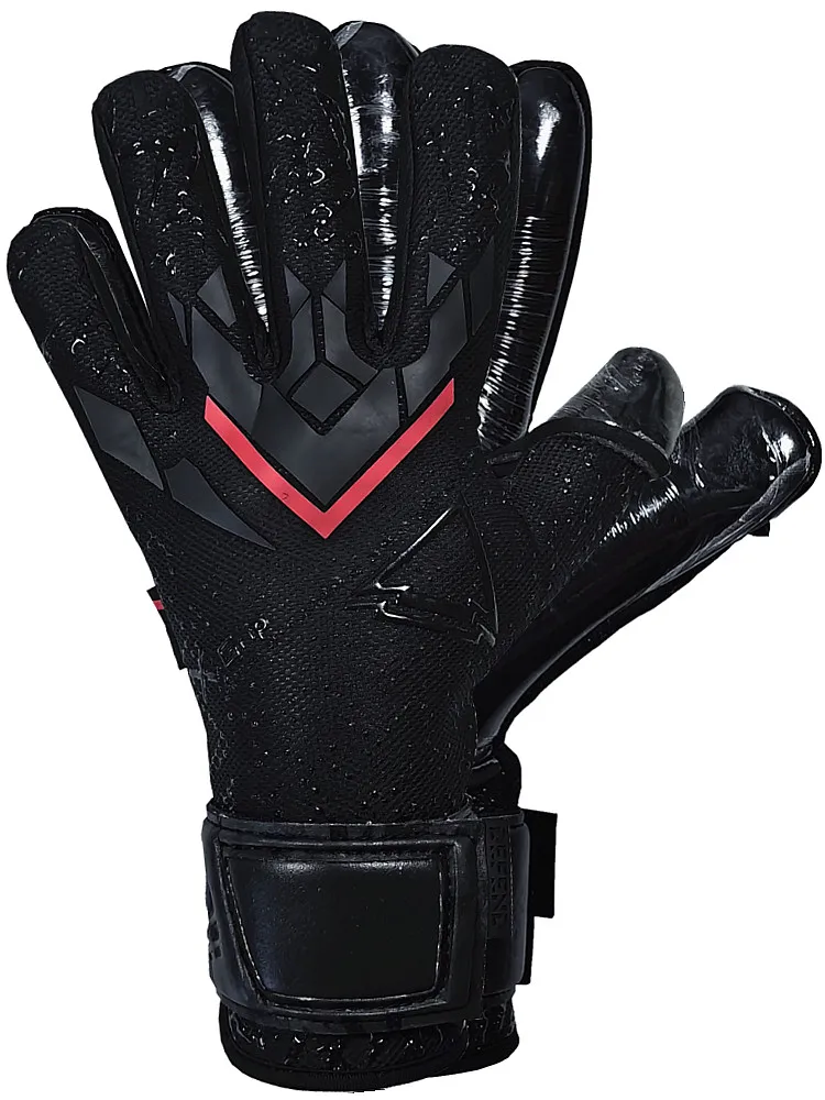 

Defend Retro Breathable Cetition Goalkeeper Gloves Stiy Wristl Men's Fooall Gloves Sea Wolf Defense Bla Samurai
