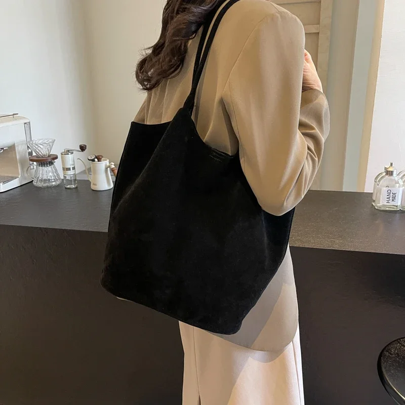 Nylon Solid Retro Concise Personality Shoulder Bags 2024 Large Size High Quality Light Handbag Go To Work Commute Tote Bag