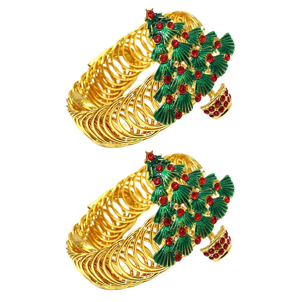 

2Pcs Christmas Curtain Spring Buckle Metal Tiebacks Festive Curtain Holders Drapery Decoration Drapery Holdbacks